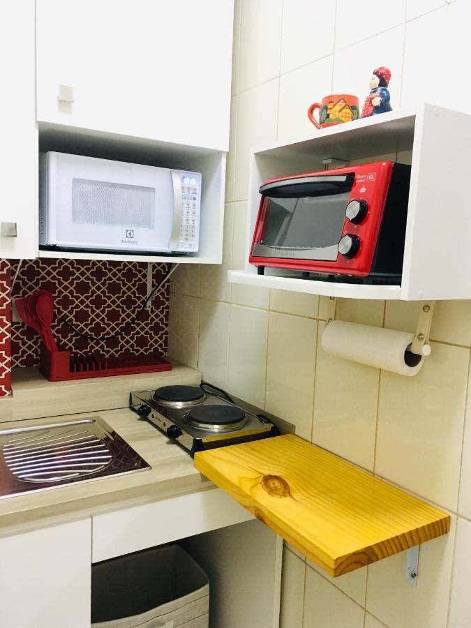 桑托斯Kitnet Aconchegante Beira Mar.公寓 外观 照片