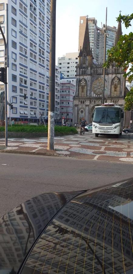 桑托斯Kitnet Aconchegante Beira Mar.公寓 外观 照片