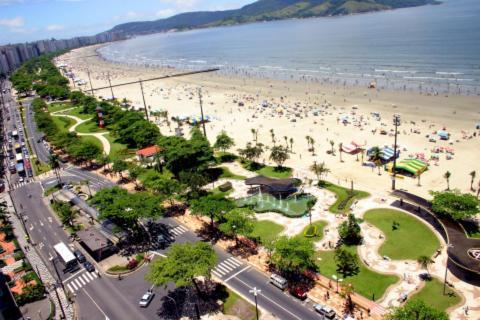 桑托斯Kitnet Aconchegante Beira Mar.公寓 外观 照片