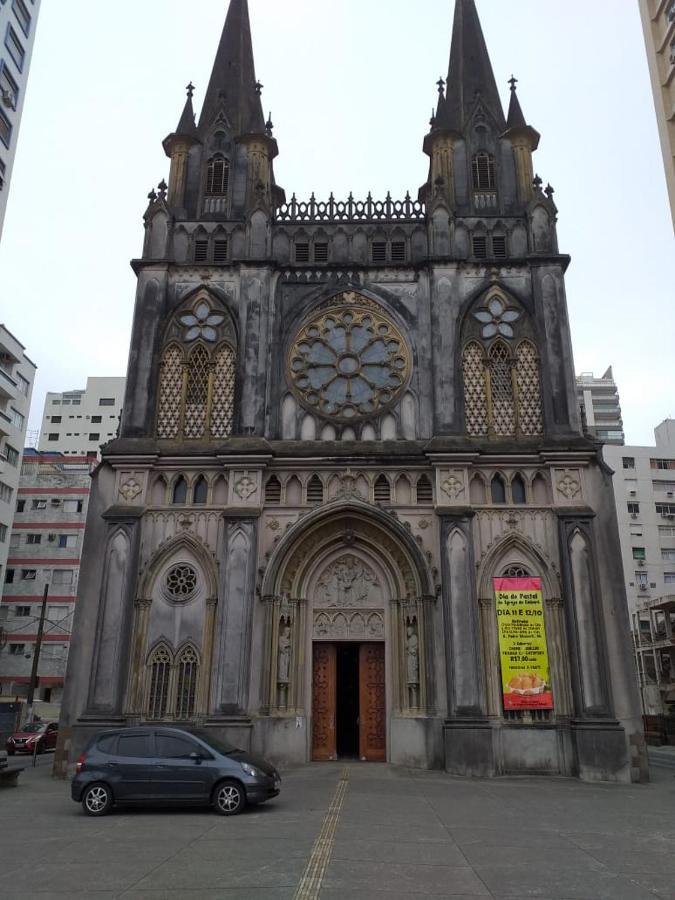 桑托斯Kitnet Aconchegante Beira Mar.公寓 外观 照片